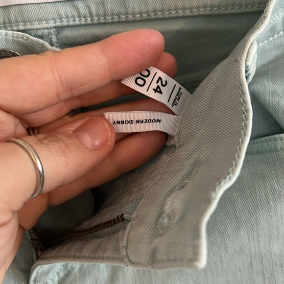 LOFT Women's Modern Skinny Mint Jeans 24/00 - Picture 5 of 8